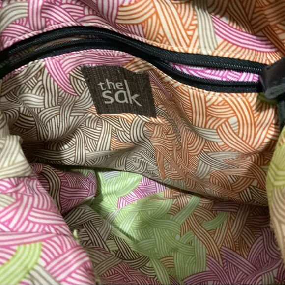 The Sak Black Iris Leather Crossbody Purse - Picture 13 of 13